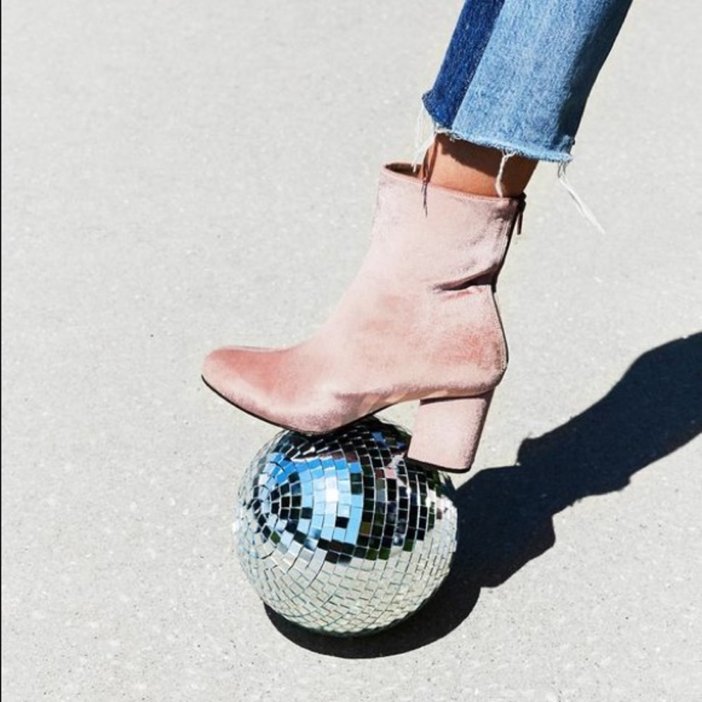Free People Velvet Cecile Boot